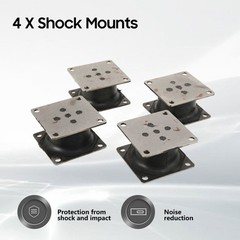 4pcs Shock Mount For Stanley Hydraulic HS6000 HS6019 HS6100 HSX6 Bobcat PCF64