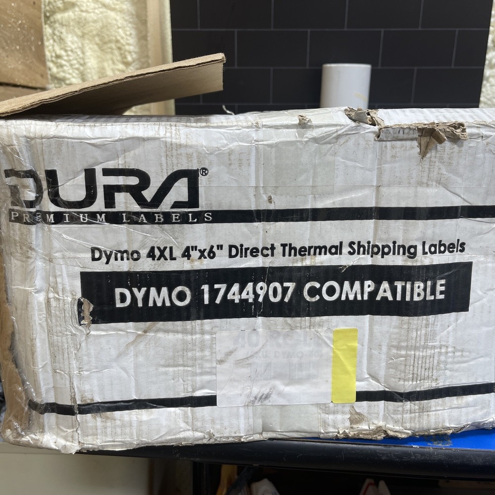 6 Rolls DYMO 4XL Direct Thermal Shipping Labels 4×6 1744907 Compatible 220/Roll