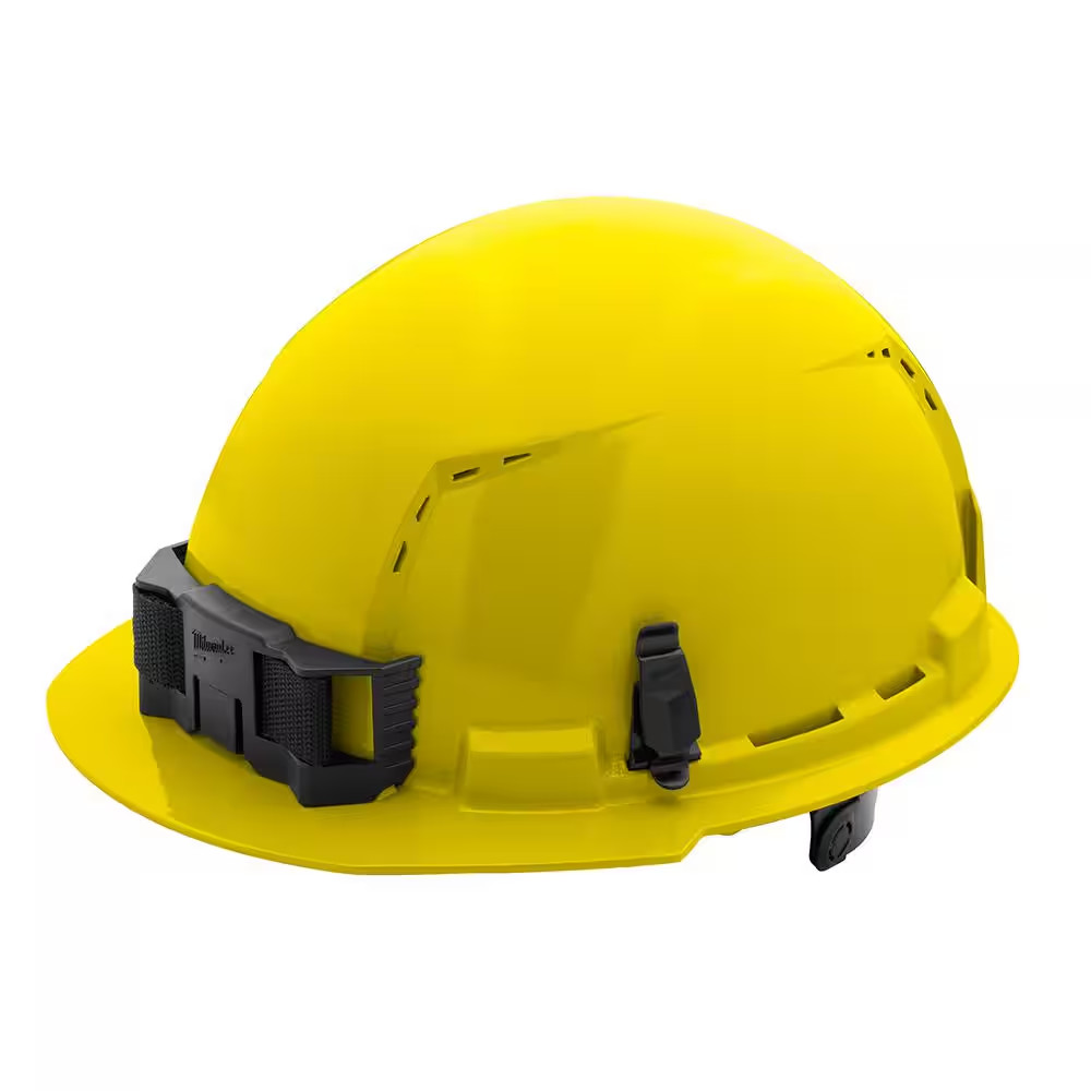 Milwaukee 48-73-1203 BOLT Yellow Type 1 Class C Full Brim Vented Hard Hat with 4