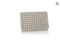 (30/Cs) THERMO 96-Well 0.4mL PS White Plates Optical Polymer Clear Bottom 265302