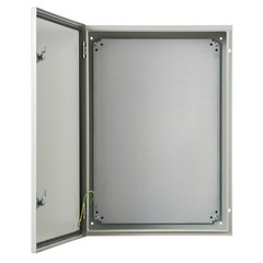 27.6 x 19.7 x 9.8 in Cold Rolled Steel Electrical Enclosure Box Wall Mounted