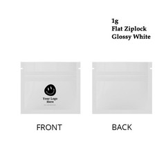 200pc 1g/3.5g/7g/14g/28g Mylar Foil Smell Proof Bags For 1 Color Customs Print