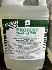 2 Pack Spartan Clean on the Go Profect Neutral 256 Disinfectant Cleaner 2 Liter