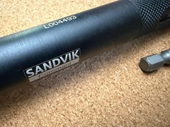 SANDVIK TORQUE RATCHET #5764228(5680-099-01) Capacity 3-15 Nm! Excellent Cond.!!