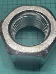 1-1/2-6 Grade 5 Finished Hex Nuts Electro Zinc Plated Steel, JS, Free US Ship
