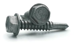 #12 Hex Washer Head TEK 3 Self Drilling Screws Strong Shield Coated – All Length