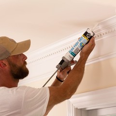 DAP 18425, White Caulk, 10.1 oz, Fl Oz, Whites