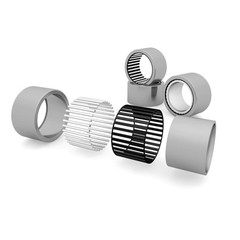 HK2520 Drawn Cup Needle Roller Bearing 25mm Bore Dia 32mm OD, 20mm Width