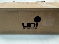 Unichains D 1400 Tab Natural White Plastic Flex Conveyor Chain 20ft Box NEW!