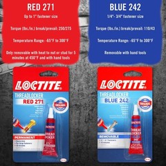 Loctite 209741 Heavy Duty Threadlocker Red 271 Specialty Glue 0.20 fl. oz.