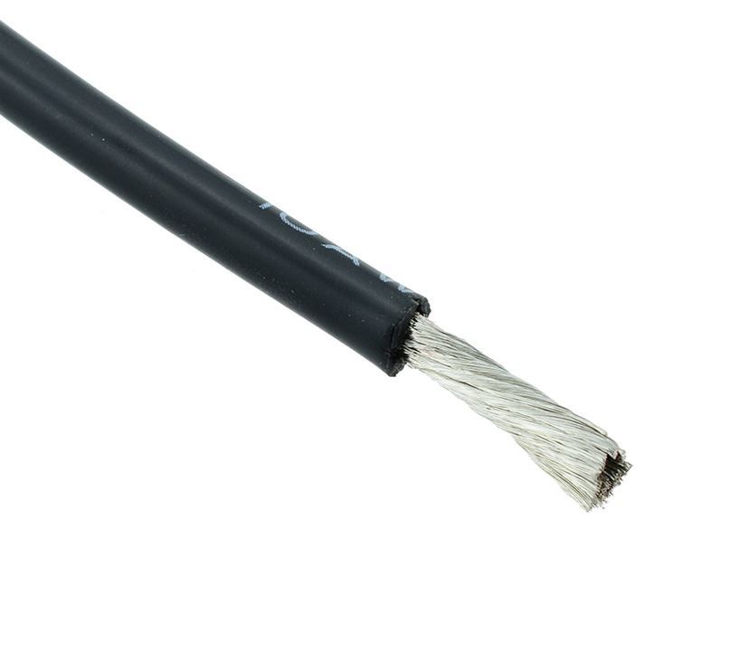 Black Silicone Lead Wire 10awg 1050/0.08mm 1m