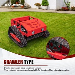 Remote control automatic lawn mower 9hp 45° climbing adjustable mowing height