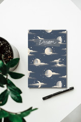 Moon Clouds Dream Journal | Guided Dream Diary