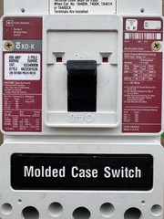Cutler-Hammer KD3400KW 400A 600V 3Pole KD-K Molded Case Switch Circuit Breaker