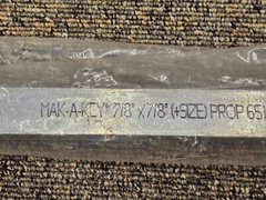 Lawson ASTM A108 Keystock Square 7/8″ 9096 Zinc Finish 7/8 x 12″ Steel