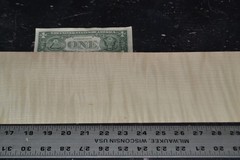 Tiger Maple Raw Wood Veneer Sheet 5 x 45 inches 1/42nd BLEMISHED 35139-62