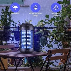outdoor(UV Lights )1/2 acre Bug Zapper Insect Killer, Includes Flag Mosquito,