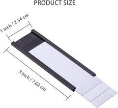 200 Pieces Magnetic Label Holders with Magnets Data Card Holders…
