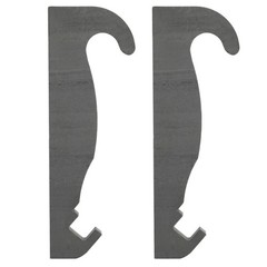 2pcs Steel Quick Attach Bracket 1-1/2″ For Cat Fusion Coupler Loader mounts