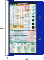 WhiteCoat Nursing Clipboard – BLUE, PINK , SILVER or BLACK – FREE shipping