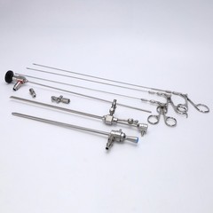 Hysteroscope Set 30 Degree 4*302mm Rigid With Sheath & Working Element