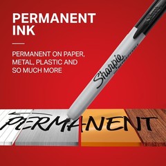 All-Purpose Retractable Fine Tip Permanent Markers – 12 Assorted Vibrant Shades