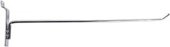 100 Chrome 12″ Slatwall Peg Hooks Slat Wall Retail Display 6 mm Diameter Tubing