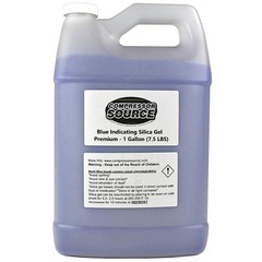 1 Gallon 7.5 lbs of Desiccant Beads For Desiccant Air Dryers Silica Gel Blue