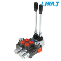 LABLT 2Spool Hydraulic Monoblock Double Acting Control Valve 11 GPM w/Conversion