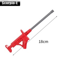 2PCS Flexible Insulated Quick Test Hook Clip Multifunctional Test Probe 1000V