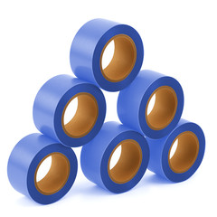 Singhal 5 Pack Blue Flagging Tape 1″ x 750ft – Non-Adhesive Survey & Marking Tap