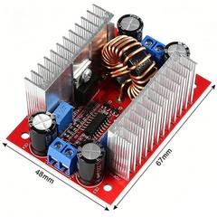 2Pack 400W DC-DC Step Up Boost Buck Voltage Converter Power Supply Module 15A