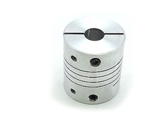 US Stock 8×12.7mm 1/2″ Flexible Shaft Coupling Stepper Motor Coupler D25 L30