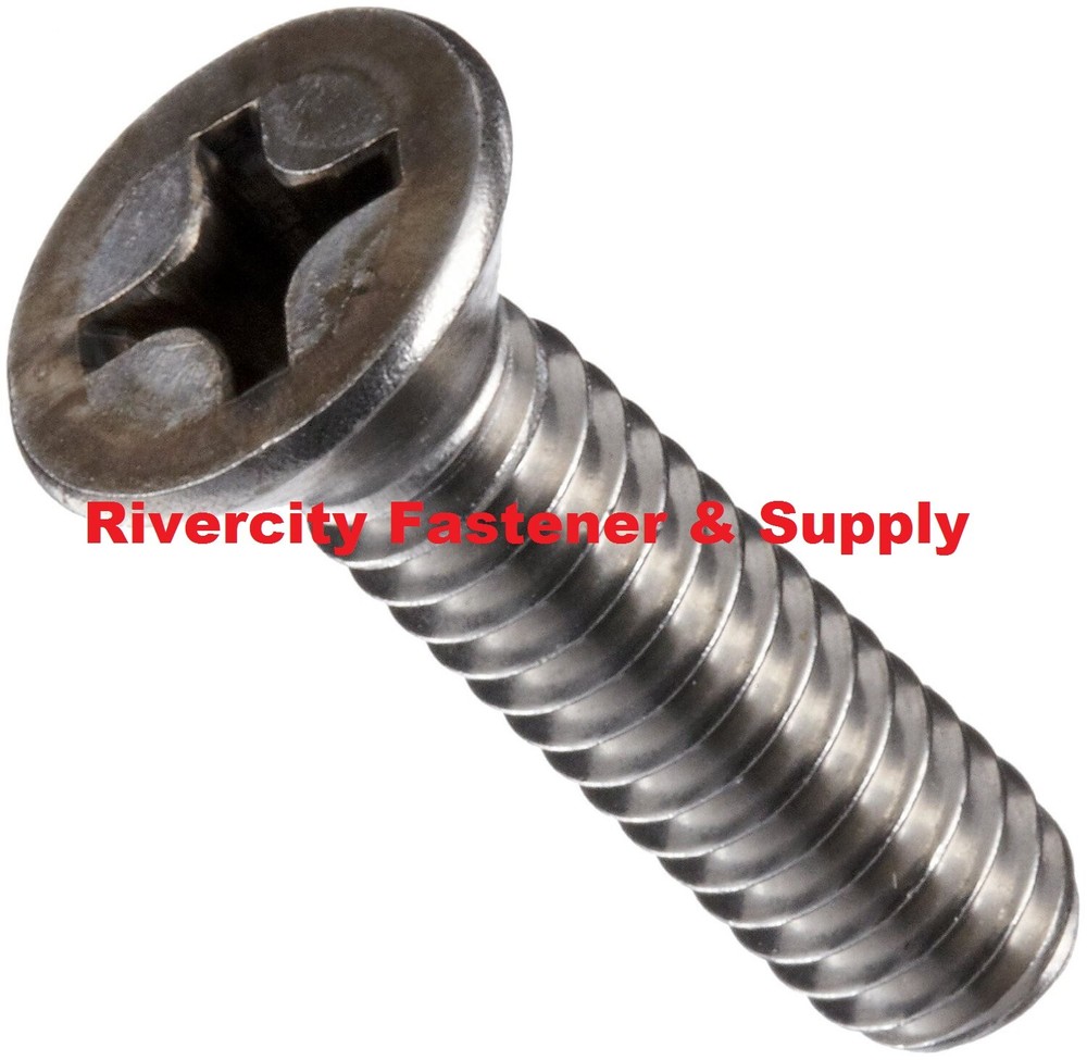 M4-.7×20 Phillips Flat Head Machine Screws 4mm x 20mm Stainless Bolts M4 .7 x 20