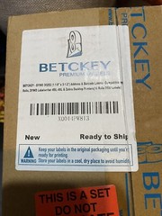 BETCKEY 10 rolls Compatible DYMO 30252 1-1/8″ x 3-1/2″ Address & Barcode Labels