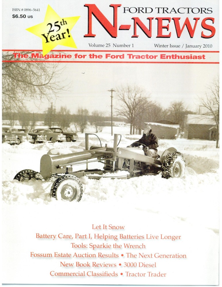 FORD 3000 Diesel Tractor, Building Snowplow for Ford, Spark Plug Wrench, Fossum