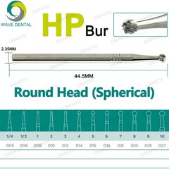 US WAVE Dental Surgical Burs Tungsten Carbide Bur Round HP 44.5mm For Slow Speed