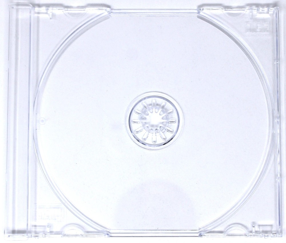 10 Brand New Clear CD Jewel Case Trays 1990s Vintage Tray Compact Disc