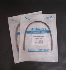 Dental Orthodontic Treatment Stainless Steel Arch Wires Round Natural Form