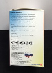 25 Pc KN95 DOLCE CALMA Protective 5 Layer FACE MASKS Disp. 5 Colors NIB