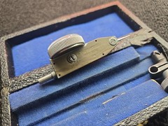 Vintage Alina .0001 Test Indicator with Storage Case And Snug