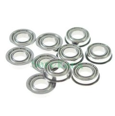 10pcs 1.5 x 4 x 2mm F681xZZ Shielded Flanged Model Ball Flange Bearing
