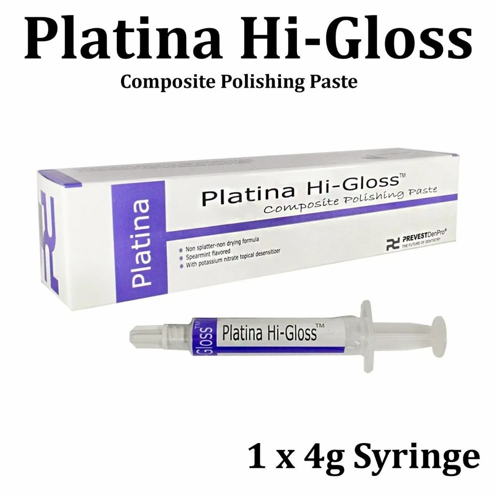 Prevest Denpro Dental Platina Hi Gloss Composite Polishing Paste 4gm Fast Ship
