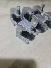 6 NEW STEEL BEAM CLAMP 1″ OPENING, 5/16-18 MOUNTING HOLES