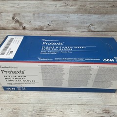 Protexis PI Blue w/Neu-Thera Surgical Gloves Cardinal Health Size 6.5 *See Date*