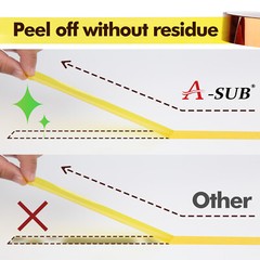 20 Rolls A-SUB Heat Resistant Tape 20 mm x 16 m Sublimation Tape Kapton Poilymid