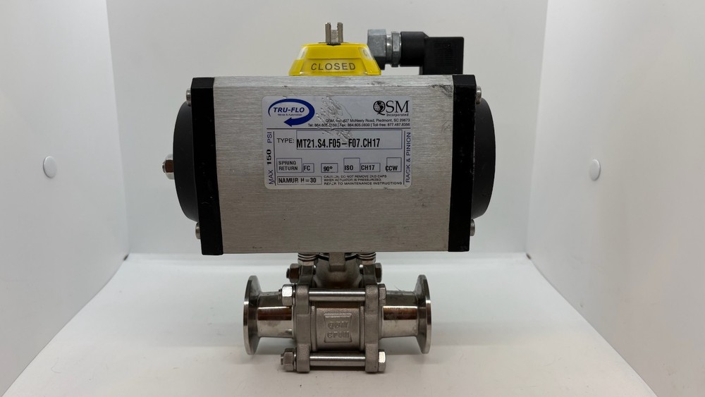 MT21.S4.F05-F07.CH17 Tru-Flo Pneumatic Valve Actuator SV61-24D-5-STD 150 PSI