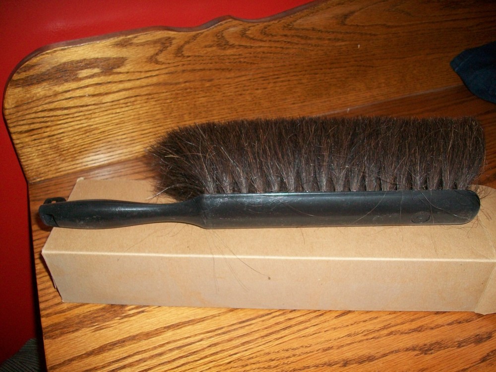 Carlisle 3638003 9″ Counter/Bench Brush – Horsehair/Plastic, Black-NIB-Ships FRE