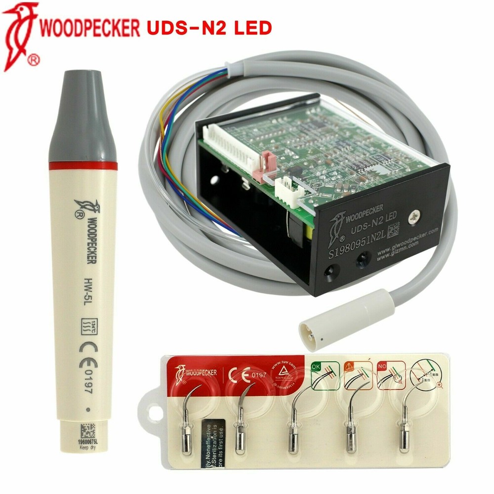Woodpecker DTE Dental Ultrasonic Piezo Scaler LED Handpiece EMS Satelec ACTEON