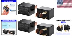 4 Pack Power Relay Assembly Compatible for Honda Accord Civic CR-V MDX 12V